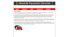 Desktop Screenshot of absolutepavement.com